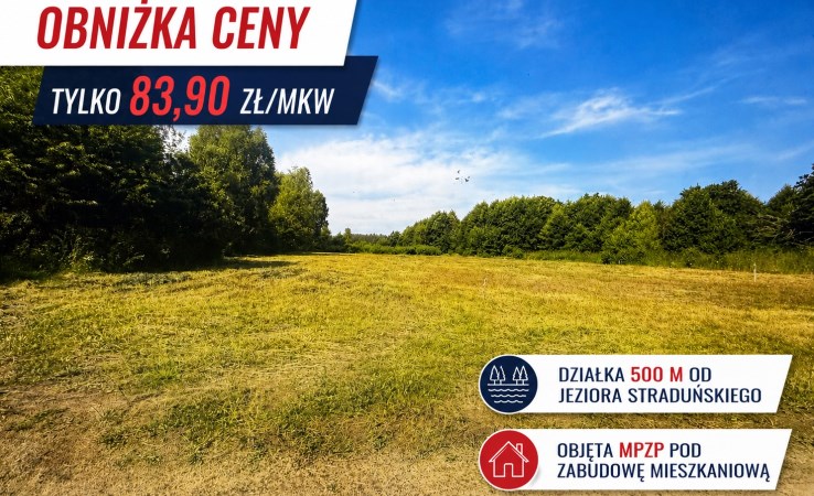 działka na sprzedaż - Trzcianka (gw), Straduń